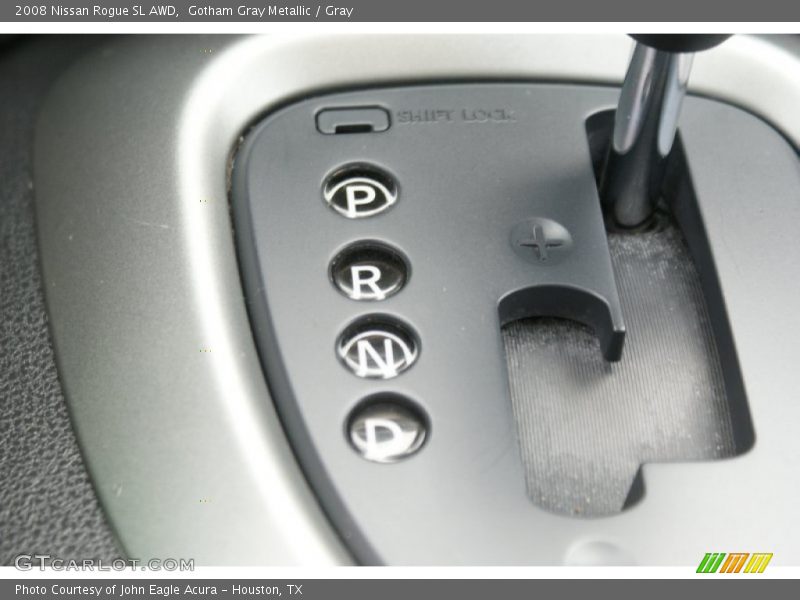 Gotham Gray Metallic / Gray 2008 Nissan Rogue SL AWD