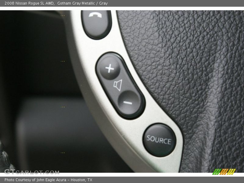 Gotham Gray Metallic / Gray 2008 Nissan Rogue SL AWD