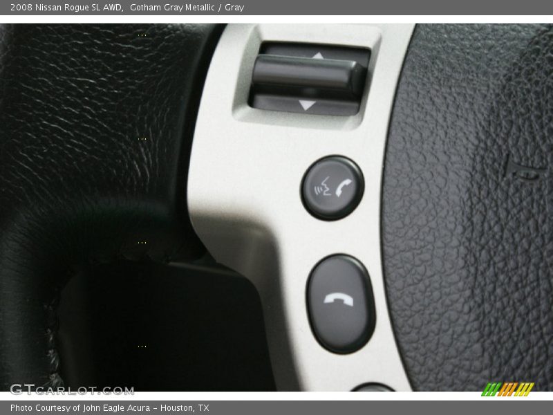 Gotham Gray Metallic / Gray 2008 Nissan Rogue SL AWD