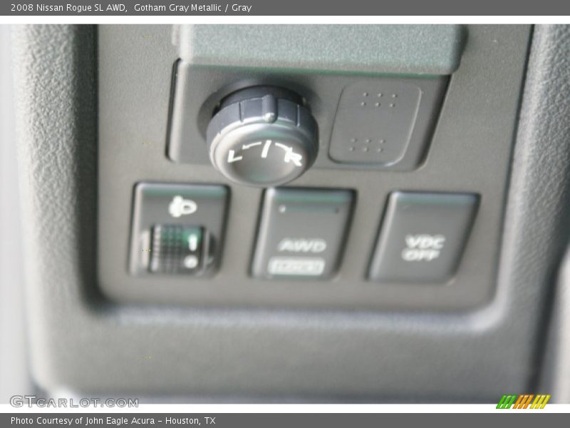 Gotham Gray Metallic / Gray 2008 Nissan Rogue SL AWD
