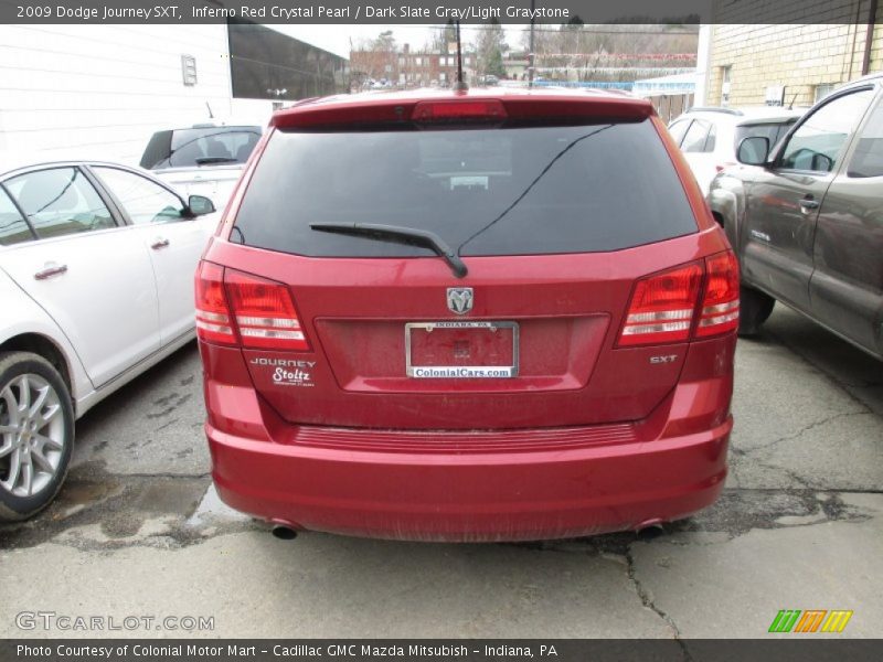 Inferno Red Crystal Pearl / Dark Slate Gray/Light Graystone 2009 Dodge Journey SXT