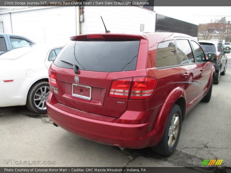Inferno Red Crystal Pearl / Dark Slate Gray/Light Graystone 2009 Dodge Journey SXT