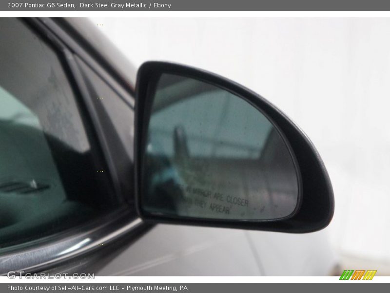 Dark Steel Gray Metallic / Ebony 2007 Pontiac G6 Sedan