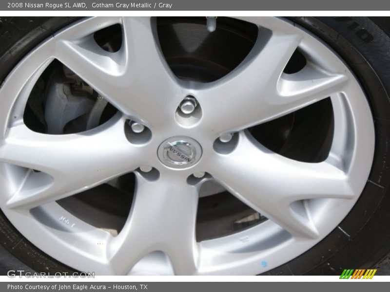 Gotham Gray Metallic / Gray 2008 Nissan Rogue SL AWD