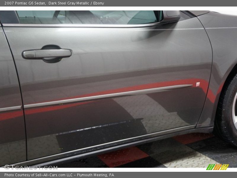 Dark Steel Gray Metallic / Ebony 2007 Pontiac G6 Sedan