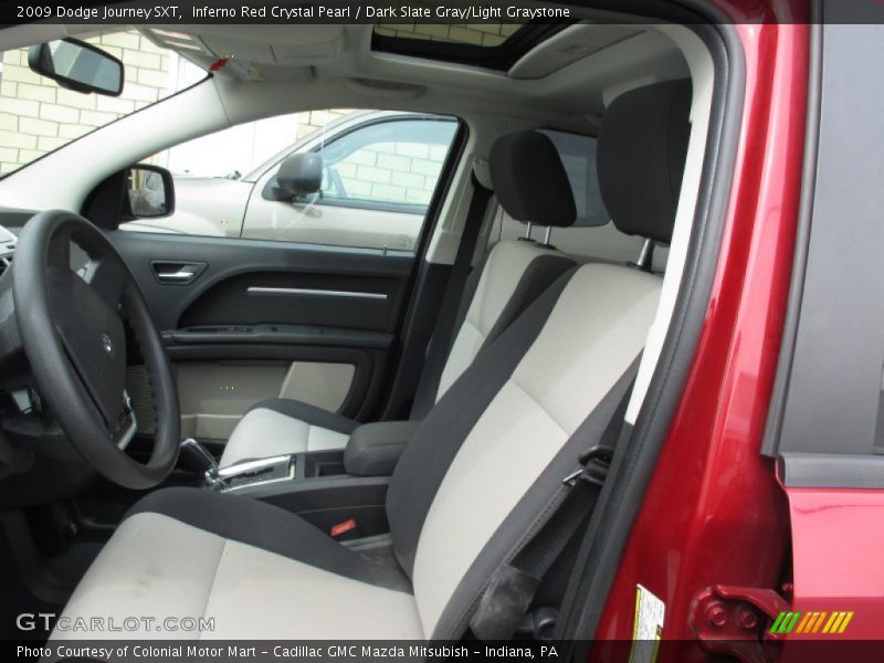 Inferno Red Crystal Pearl / Dark Slate Gray/Light Graystone 2009 Dodge Journey SXT