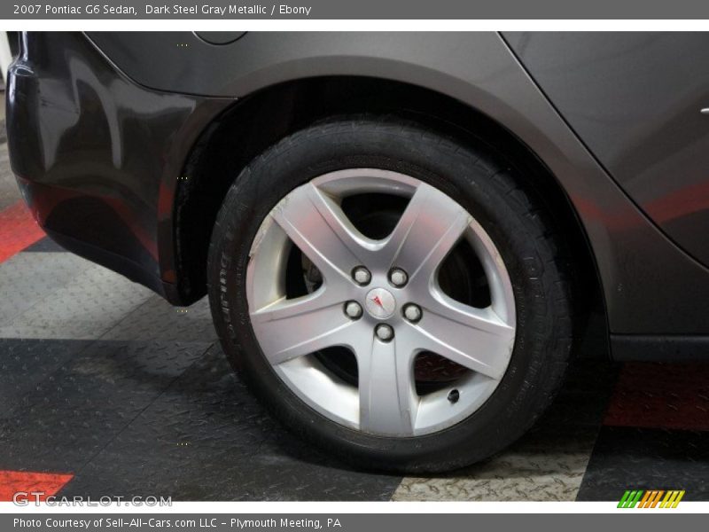 Dark Steel Gray Metallic / Ebony 2007 Pontiac G6 Sedan