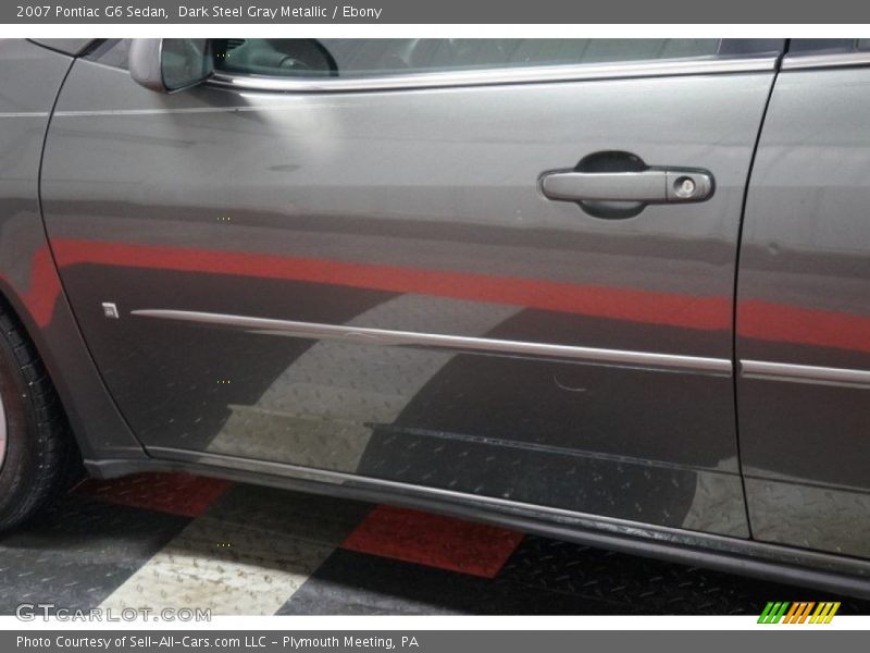 Dark Steel Gray Metallic / Ebony 2007 Pontiac G6 Sedan