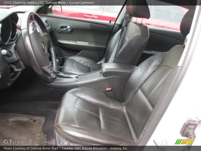 Summit White / Cocoa/Cashmere 2012 Chevrolet Malibu LTZ