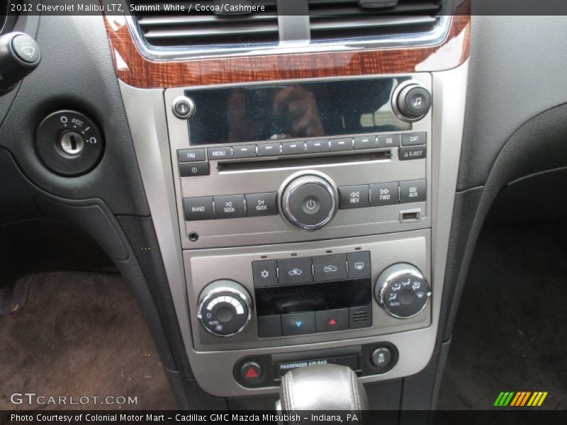 Summit White / Cocoa/Cashmere 2012 Chevrolet Malibu LTZ