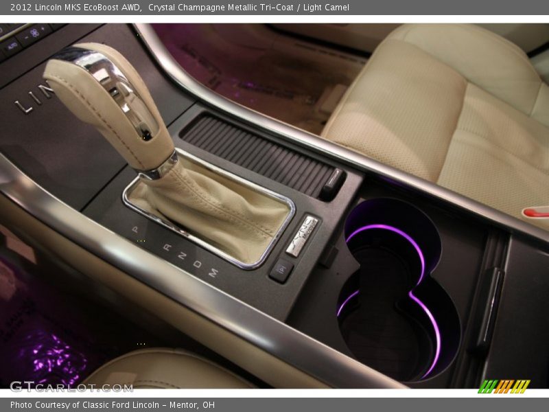 Crystal Champagne Metallic Tri-Coat / Light Camel 2012 Lincoln MKS EcoBoost AWD