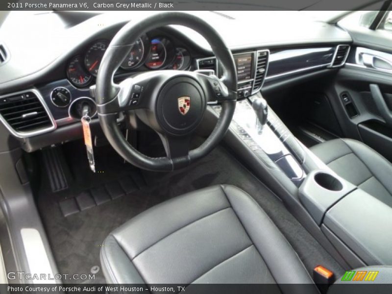  2011 Panamera V6 Black Interior