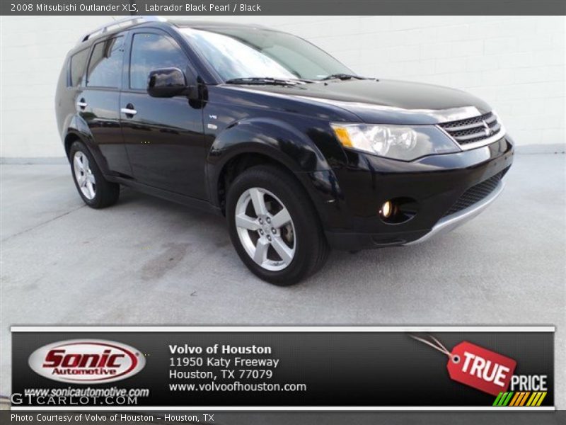 Labrador Black Pearl / Black 2008 Mitsubishi Outlander XLS