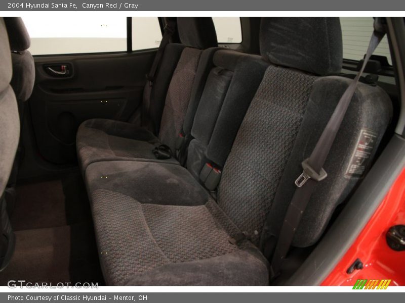 Canyon Red / Gray 2004 Hyundai Santa Fe