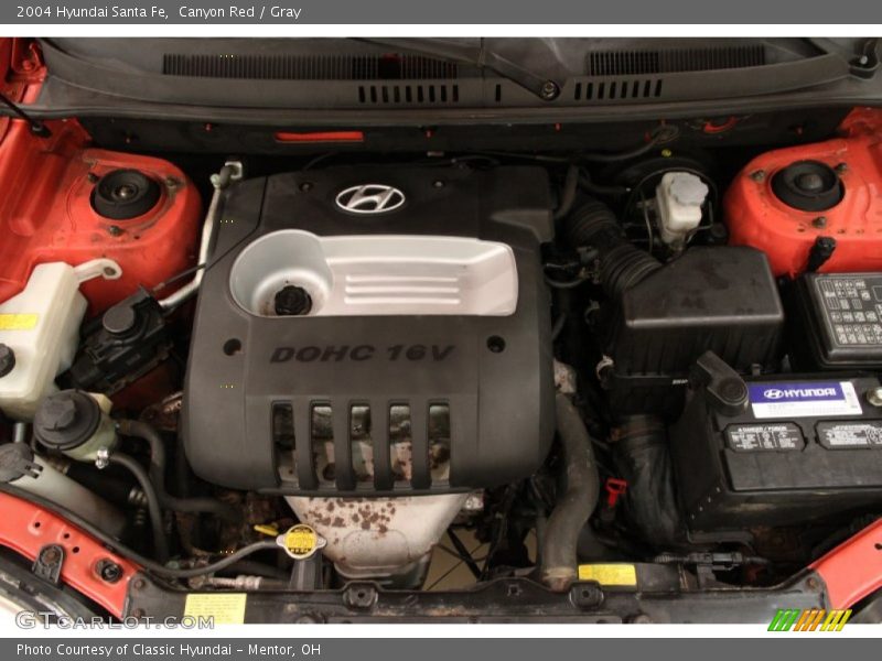  2004 Santa Fe  Engine - 2.4 Liter DOHC 16V 4 Cylinder