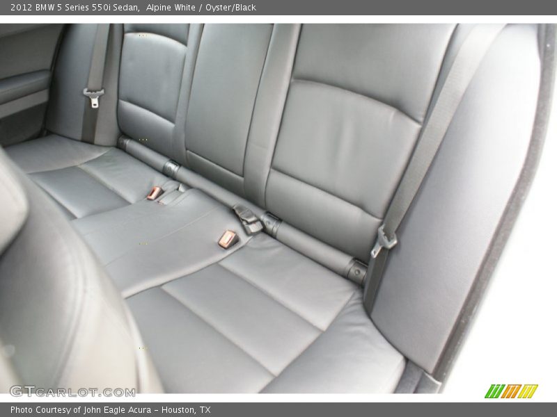 Alpine White / Oyster/Black 2012 BMW 5 Series 550i Sedan