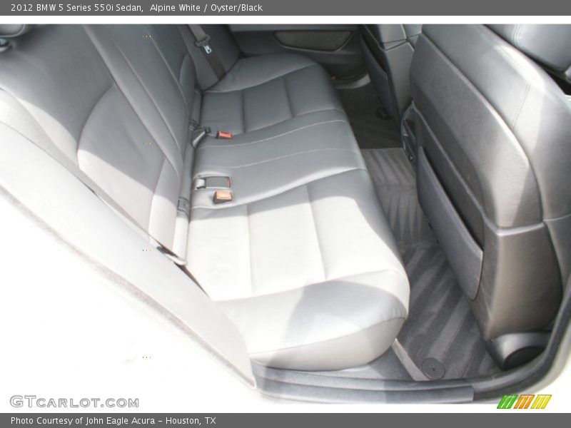 Alpine White / Oyster/Black 2012 BMW 5 Series 550i Sedan