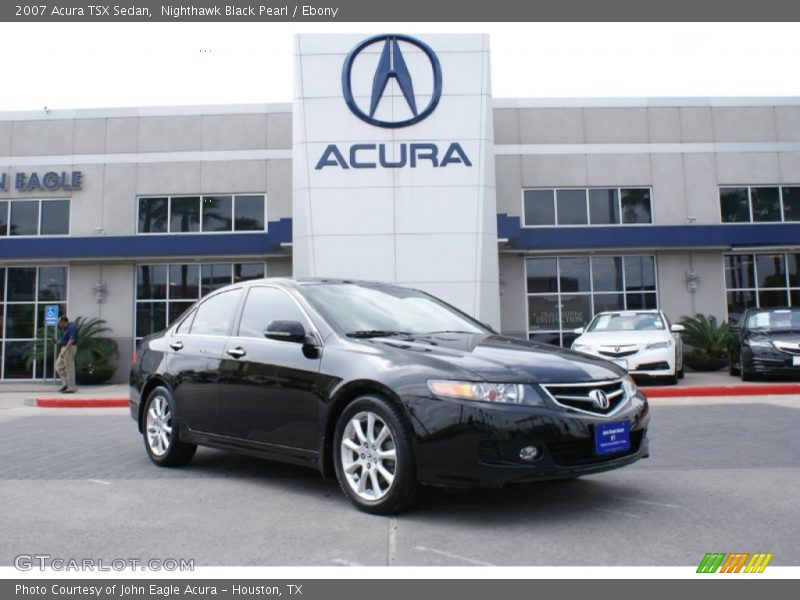 Nighthawk Black Pearl / Ebony 2007 Acura TSX Sedan