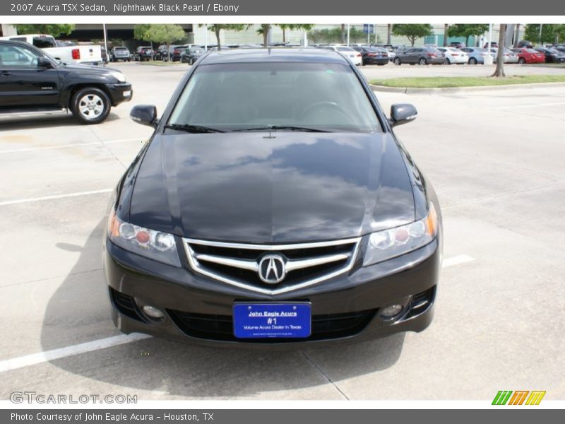 Nighthawk Black Pearl / Ebony 2007 Acura TSX Sedan
