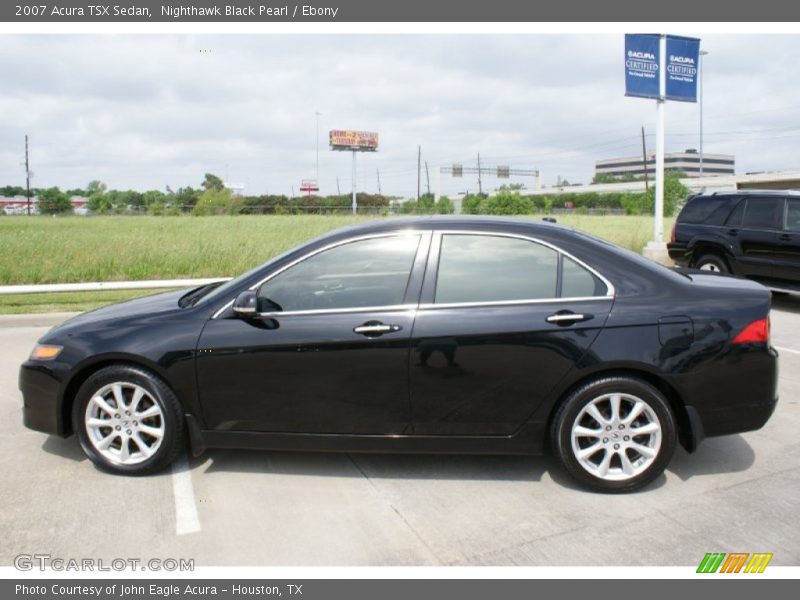 Nighthawk Black Pearl / Ebony 2007 Acura TSX Sedan