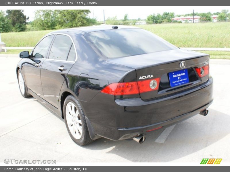 Nighthawk Black Pearl / Ebony 2007 Acura TSX Sedan