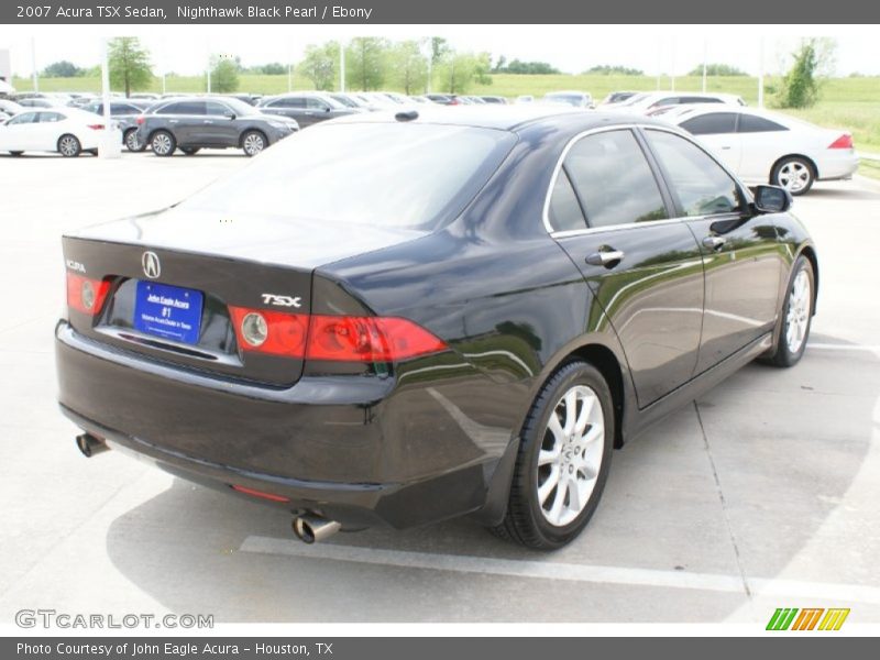 Nighthawk Black Pearl / Ebony 2007 Acura TSX Sedan