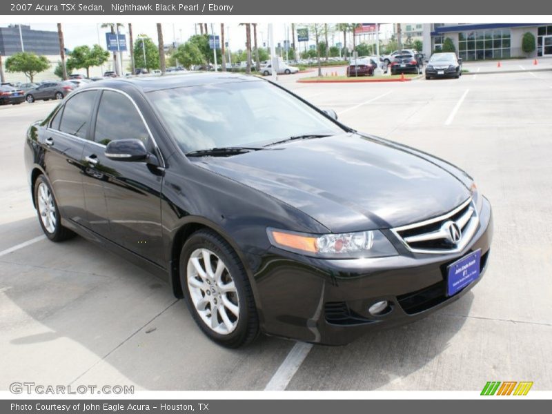 Nighthawk Black Pearl / Ebony 2007 Acura TSX Sedan