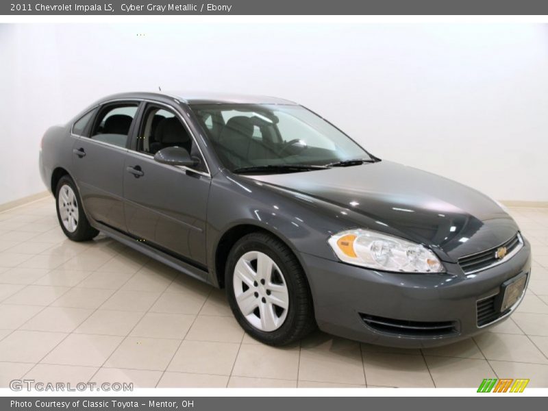 Cyber Gray Metallic / Ebony 2011 Chevrolet Impala LS