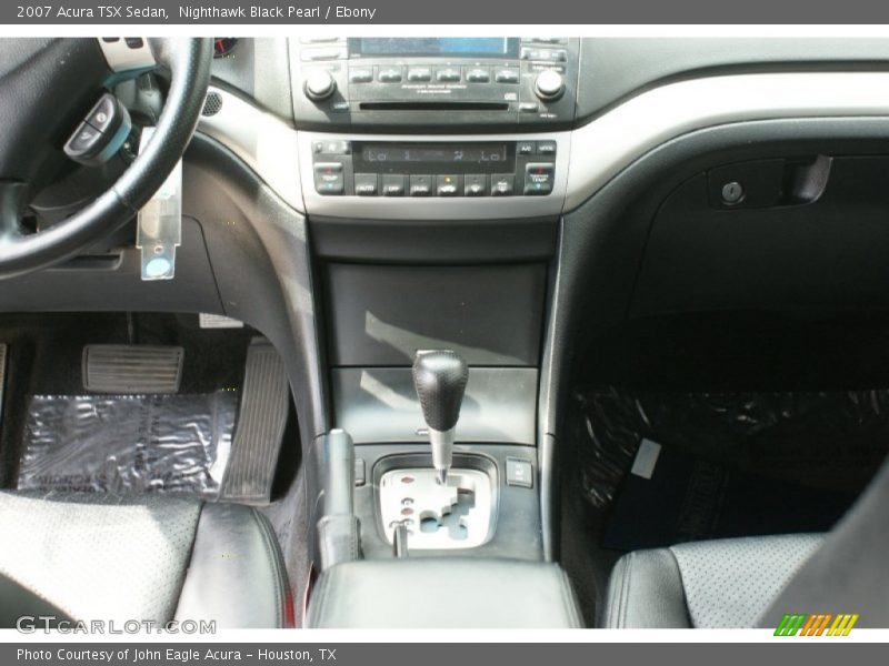 Nighthawk Black Pearl / Ebony 2007 Acura TSX Sedan
