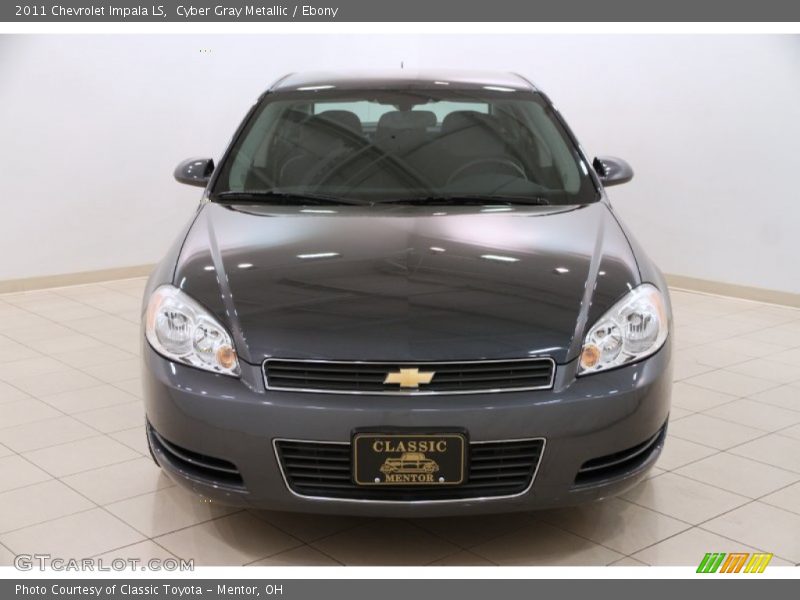 Cyber Gray Metallic / Ebony 2011 Chevrolet Impala LS