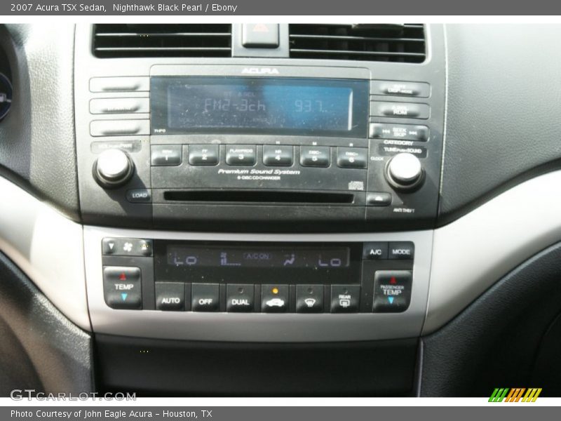 Nighthawk Black Pearl / Ebony 2007 Acura TSX Sedan