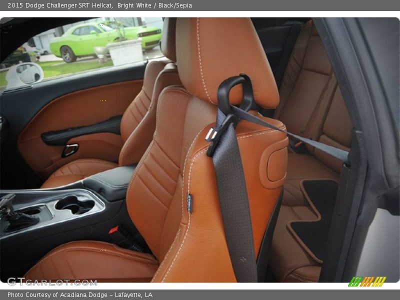 Front Seat of 2015 Challenger SRT Hellcat