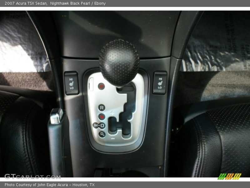 Nighthawk Black Pearl / Ebony 2007 Acura TSX Sedan