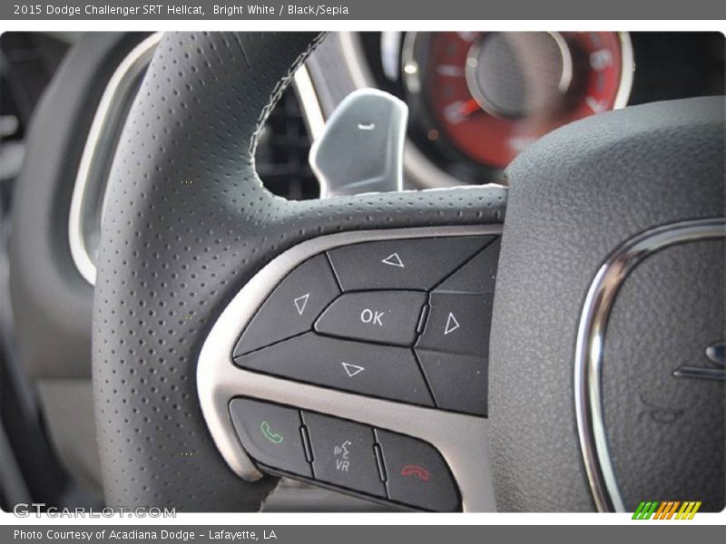 Controls of 2015 Challenger SRT Hellcat