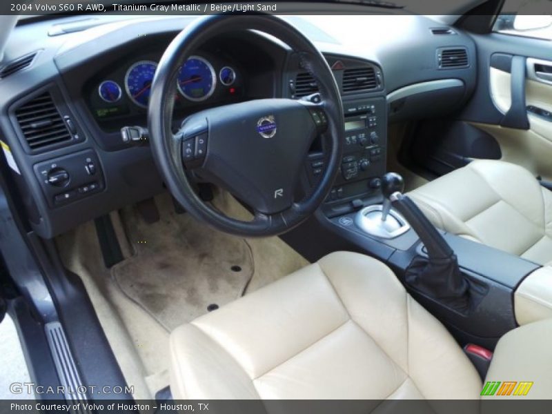 Titanium Gray Metallic / Beige/Light Sand 2004 Volvo S60 R AWD