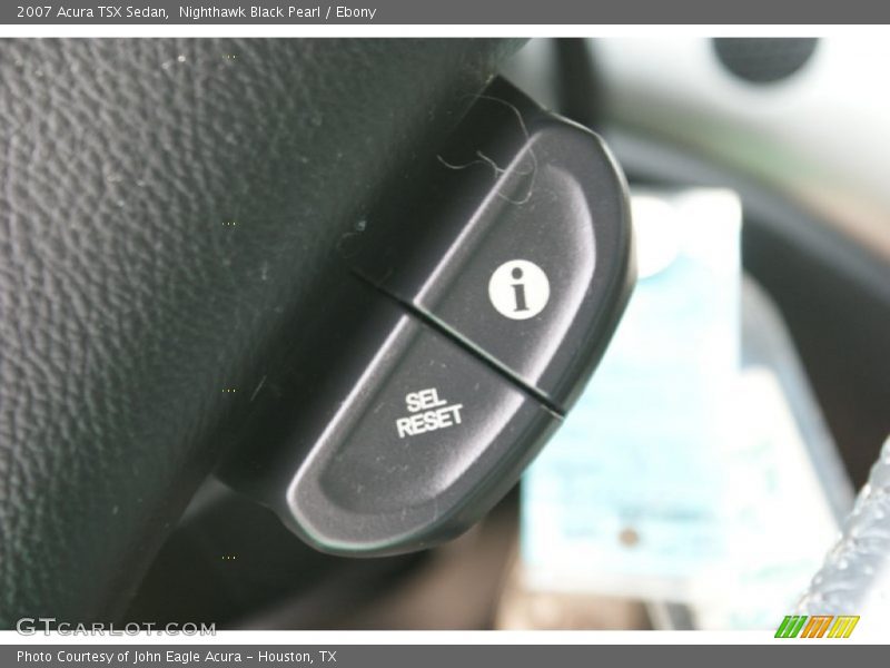 Nighthawk Black Pearl / Ebony 2007 Acura TSX Sedan