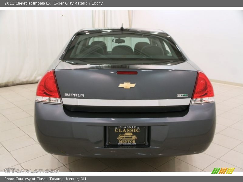 Cyber Gray Metallic / Ebony 2011 Chevrolet Impala LS