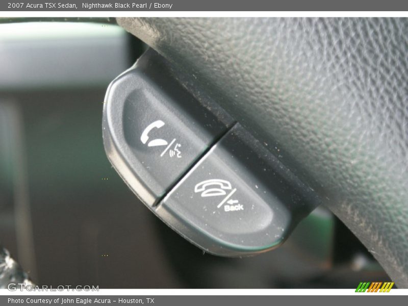 Nighthawk Black Pearl / Ebony 2007 Acura TSX Sedan