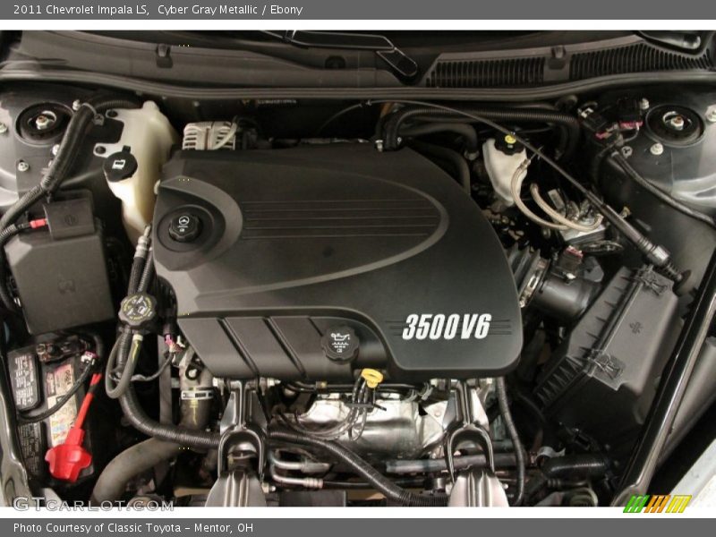 Cyber Gray Metallic / Ebony 2011 Chevrolet Impala LS