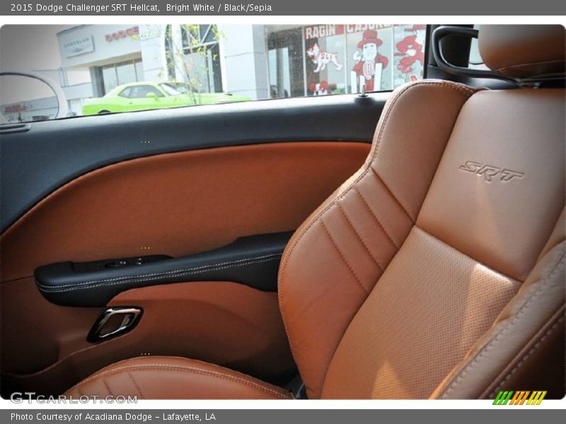 Front Seat of 2015 Challenger SRT Hellcat