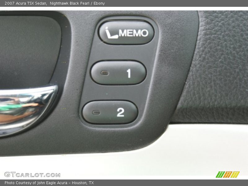 Nighthawk Black Pearl / Ebony 2007 Acura TSX Sedan
