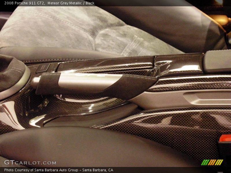 Meteor Grey Metallic / Black 2008 Porsche 911 GT2
