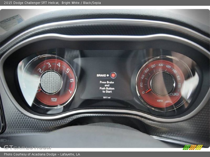  2015 Challenger SRT Hellcat SRT Hellcat Gauges