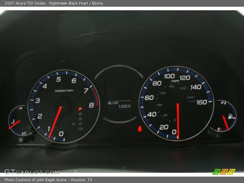 Nighthawk Black Pearl / Ebony 2007 Acura TSX Sedan
