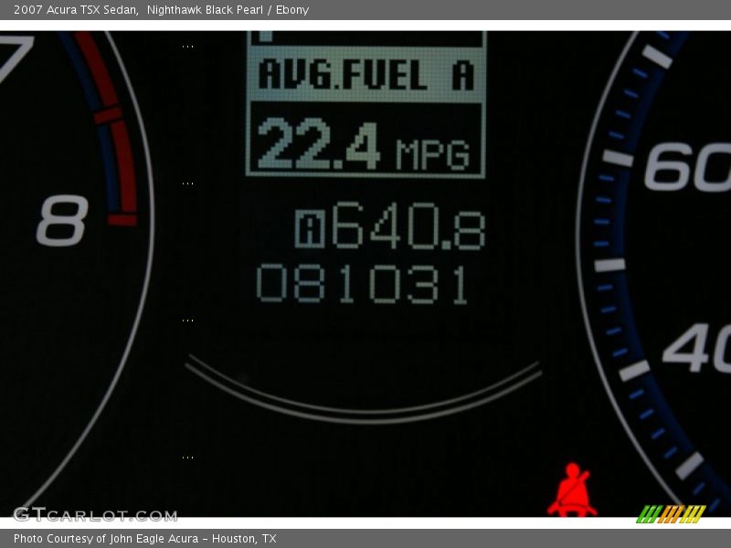Nighthawk Black Pearl / Ebony 2007 Acura TSX Sedan