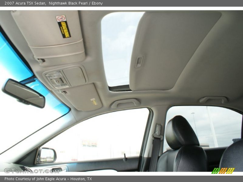 Nighthawk Black Pearl / Ebony 2007 Acura TSX Sedan