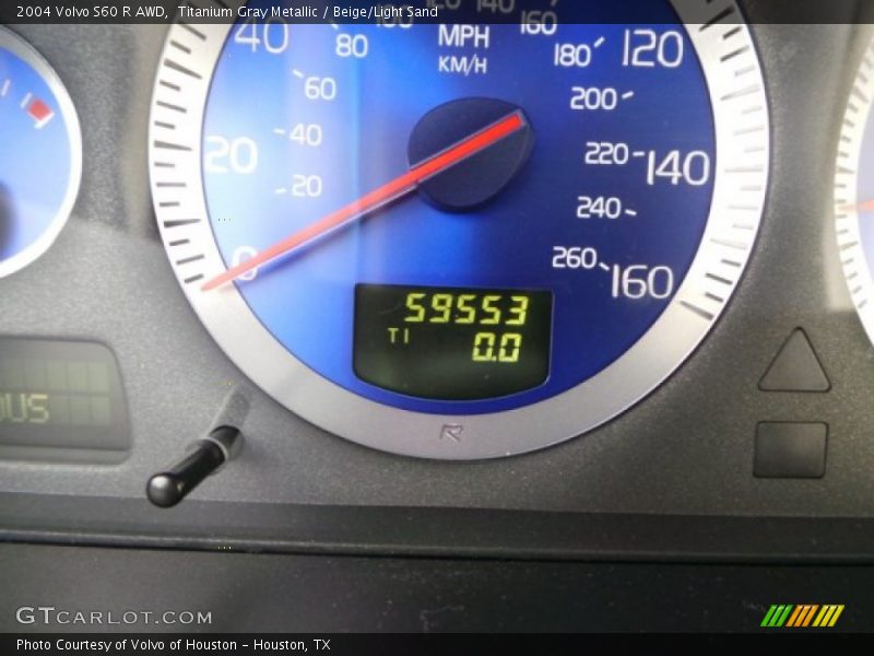Titanium Gray Metallic / Beige/Light Sand 2004 Volvo S60 R AWD