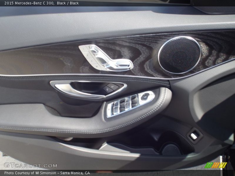 Black / Black 2015 Mercedes-Benz C 300