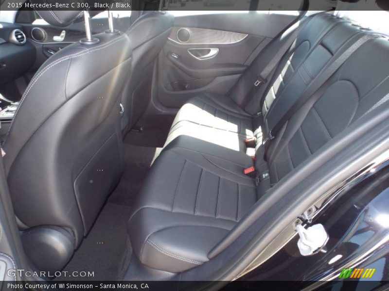 Black / Black 2015 Mercedes-Benz C 300