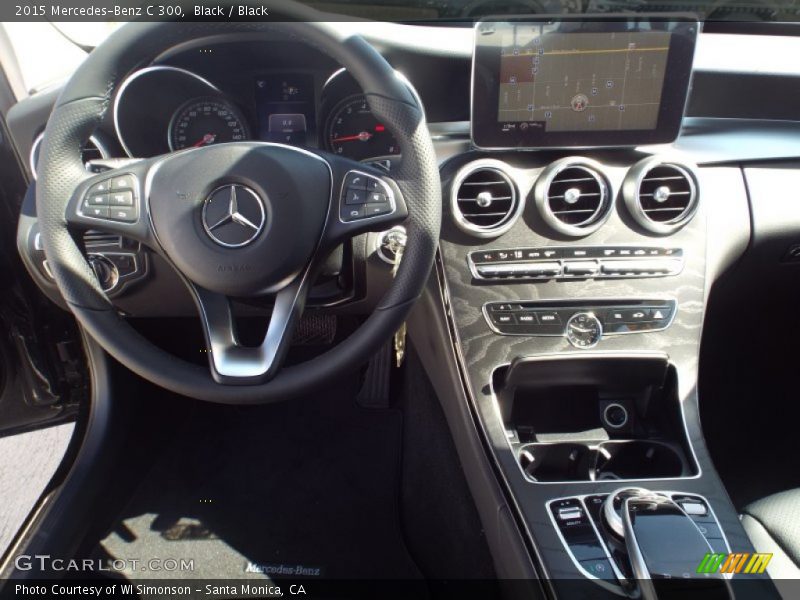 Black / Black 2015 Mercedes-Benz C 300